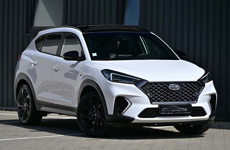 Hyundai Tucson blue 1.6 CRDi 2WD DCT N-LINE